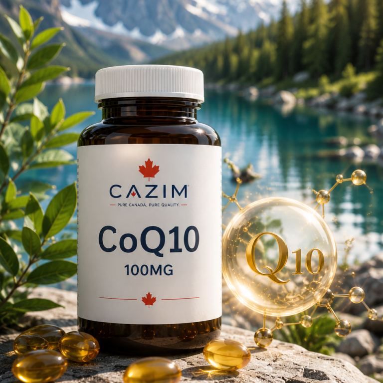 CAZIM Coenzyme Q10 100 mg bottle